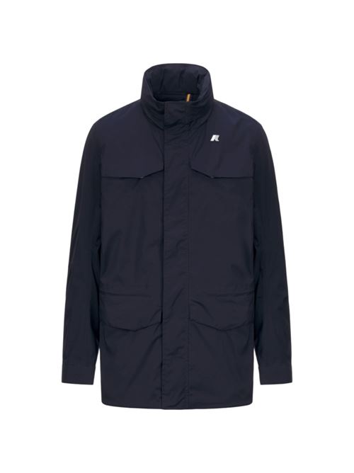 giubbotto uomo nylon stretch blu K-WAY | K4131UWK89